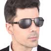 Love LianSan polarized sunglasses male business color film driving mirror sunglasses 651 gold tea