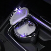 Fun line car ashtray car LED light flame retardant ashtray gold