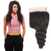 beauty length India virgin hair closure loose wave India human hair lace closure cheap 44 lace closure