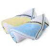 Gold cotton towel home textile absorbent towel G1782 yellow&blue 2 loaded