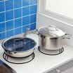 Ou Runzhe pot rack bold diameter dual-use pot with shelf size kit