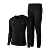 Playboy Qiuyi Qiuku Mens Thin Cotton Thermal Underwear Set Round Collar Foundation Bottom Lingerie Cotton Sweater Navy XXL
