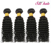 Brazilian Deep Wave 4 Bundles Deep Wave Virgin Hair 8A Unprocessed Human Hair Virgin Brazilian Curly HairBrazilian Virgin Hair