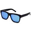 Wood ninety-nine WS11029C4 men&women with the same black frame blue lens fashion polarized sunglasses WS11029C4 56mm