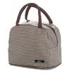 Lunch box bag classic thickening insulation storage bag waterproof lunch bag brown