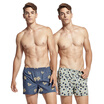 Jingdong Supermarket BXMAN men&39s underwear cotton Aloo pants loose flat pants fashion printing spring&summer 2 installed 288289 180XL