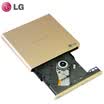 LG 8x USB20 interface external DVD drive burner rose gold compatible with windows 8&MAC operating system GP65NG60