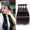 YYONG Hair Products Brazilian Virgin Hair Straight Unprocessed Brazilian Straight Hair 4 Bundles 100 Human Hair