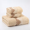 Vogue Jieyu cotton towel towel gift box soft European style tassel towel 2 mention ribbon ear towel towel 1 apricot