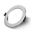 Fantasy led downlight embedded ceiling light milk white matte 5W warm white light