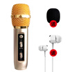 BOLE B40 mobile phone microphone universal K song phone microphone to sing it computer microphone YY wireless microphone capacitor wheat gold
