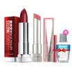Maybelline MAYBELLINE Flame Red Lips Value 3 Pack Chen Weiting female queen color sublime mouth lipstick value