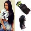 Malaysia 360 Lace Frontal Closure Natural Hairline Virgin Hair straight hair Lace Band 360 Frontal Closure with straight