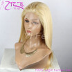 YiFei Lace Front Human Hair Wigs Blonde 613 Chinese Remy Hair Straight Transparent Lace Gluless Cap for BlackWhite Women