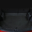 Huashi Honda CRV trunk mat 17 new crv full surrounded by car leather trunk mat crv special tail box mat crv modified interior accessories 2 piece set business black