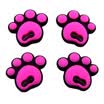 Hua Zhuang car bumper car anti-collision stickers dog foot bumper car door strip anti-rub anti-rub car GM modified supplies black models