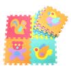 Mint Meitoku animal puzzle mats PE foam non-slip mats baby bedroom splicing crawling cushions 30 30 10cm 9pcs