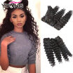 YYONG Hair Company Brazilian Deep Wave 4 Bundles 8-30 Inch For Sales Wet And Wavy Virgin Brazilian Hair 4 Bundles Cheap Human Hair