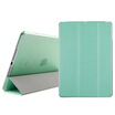 Sanctuary Sendio Apple iPad air Silk pattern protective cover iPad5 intelligent sleep triple leather gloves Tablet PC bracket protection shell mint green