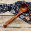 Jingdong Supermarket Bamboo&wood in mind the soup spoon wood&wood soup spoon 28CM wood carving spoon old paint process