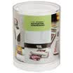 Sanmu SUNWOOD 6141 fashion business round pen holder white transparent random office stationery