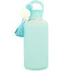 Coffee family COSTA glass fashion portable anti-hot anti-wrestling with a cup with a cup of blue call 400ml