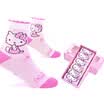 Hello Kitty HELLOKITTY children socks girls Tongjiao socks children socks KT3039 mixed color 6 pairs of 22-24cm
