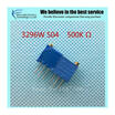 10Pcslot 3296W-1-504LF 3296W 504 500K ohm Top regulation Multiturn Trimmer Potentiometer High Precision Variable Resistor