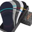 Jingdong supermarket Playboy men socks thin cotton socks heel anti-slip stealth boat socks 5 double mixed color 26-28cm
