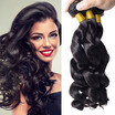 Indian Virgin Hair Loose Wave 4Pcs Virgin Indian Hair 100 Human Hair Weave Indian Loose Wave 8A Grade Wet And Wavy Human Hair