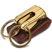 ZOBO Genuine Car Keychain Wearing Hanging Assortment Keychain Lifting Keychain ZB-912 Gold Leather Car Strap Gift Birthday Gift