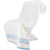 Sanli pure cotton satin file maple leaf large bath towel 70x140cm soft&comfortable bath towel gray satin