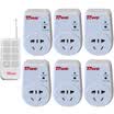 With the TOWE WS101 D-6 multi-channel remote control socket 220V six-way intelligent through the wall remote control switch socket
