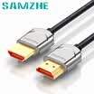Shanze SAMZHE HDMI20 version 2K 4K digital high-definition line thin line 2 meters gold-plated connector notebook computer then display projector thin cable SM-220