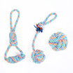 Huapeng pet hoopet dog toys bite rope knot molars toys dog bites three sets of pieces