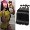 Peruvian Virgin Hair 4 Bundles Straight Hair Weave 100 Human Hair Unprocessed Virgin Straight Hair Bundles