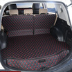 Huashi Toyota rav4 Rongfang trunk mat 14-16 models new rav4 large surrounded leather car trunk mat RAV boot mat modification rav dedicated 3 sets - sports black