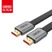 UNITEK hdmi line 20 4K digital 3D video high-definition line 1 meter computer monitor cable TV box HD interface line aluminum alloy flat wire Y-C1015BBK