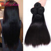 7A Peruvian Virgin Hair Straight 100 Virgin Unprocessed Peruvian Straight Human Hair Weave 3 Bundles Soft Peruvian Hair Bundles
