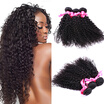 Brazilian Unprocessed Virgin Kinky Curly Human Hair Weave 4 Bundles Deep Curly Hair Extensions