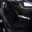 Antarctic nanjiren wool cushion winter car seat cushion pad car mat lambskin short hair shearing single seat cushion seat winter car front row single seat black