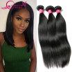 Weave Master Brazilian Virgin Hair Straight Human Hair 7A Unprocessed Virgin Hair Brizilian Straight Virgin Hair