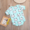 UK Seller Cute Newborn Baby Boy Girl Bodysuit Romper Jumpsuit Playsuit Outfits