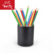 Small B aluminum alloy multifunctional metal pen simple office supplies pen holder AF13 black