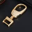 Huashi Automobile Metal Keychain Men&Women Waist Simple Pendant Creative Couple Gift Car Keychain Pearl Black