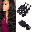 Brazilian Body Wave With Closure 3 Bundles With Closure Brazilian Hair Weave Bundles With Closure Body Wave Bundles With Closure