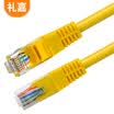 Lijia LJIA LJ-5005V Super five pure oxygen-free copper jumper high-speed copper unshielded network cable CAT5e 100M finished eight core computer twisted cable orange 05 meters