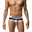 JOCKMAIL mens underwear cotton stitching printing mens briefs cotton comfort sweat-absorbent briefs