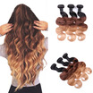 T1b427 Ombre Body Wave Brazilian Virgin Hair Body Wave Ombre Brazilian Hair Weave Bundles Three Tone Ombre Virgin Body Wave