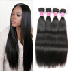 Fine Plus Unprocessed Straight Hair 4 Bundles 7A 100 Brazilian Virgin Human Hair Extensions 400g in Total Natural Color